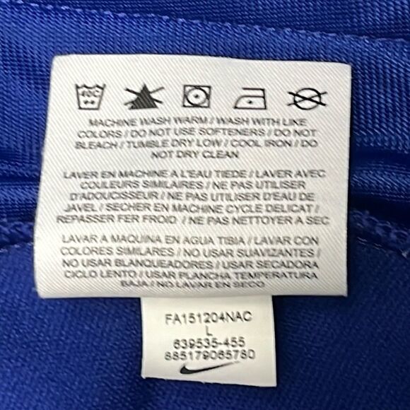 Nike Golf Dri Fit Long Sleeve Full Zip Mock Neck Layering Jacket-Large (Juniors) - Picture 13 of 13